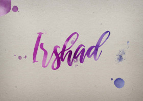 Irshad Watercolor Name DP