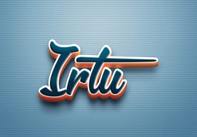 Cursive Name DP: Irtu