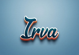 Cursive Name DP: Irva