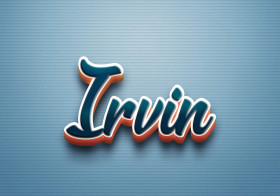 Cursive Name DP: Irvin