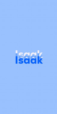 Name DP: Isaak