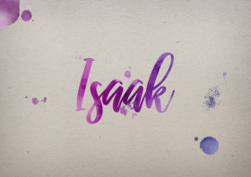 Isaak Watercolor Name DP