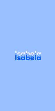 Name DP: Isabela