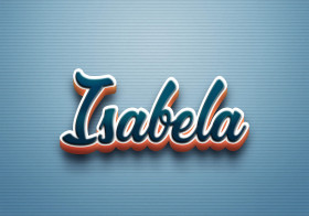 Cursive Name DP: Isabela