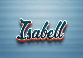 Cursive Name DP: Isabell