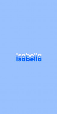 Name DP: Isabella