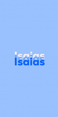 Name DP: Isaias
