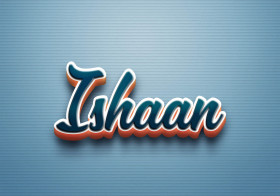 Cursive Name DP: Ishaan