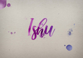 Ishu Watercolor Name DP
