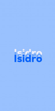 Name DP: Isidro