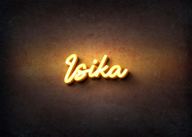 Glow Name Profile Picture for Isika