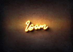 Glow Name Profile Picture for Isom