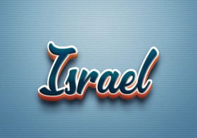 Cursive Name DP: Israel