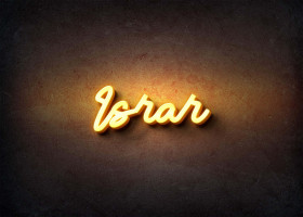 Glow Name Profile Picture for Israr