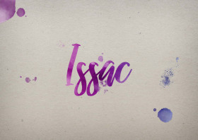 Issac Watercolor Name DP