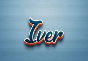 Cursive Name DP: Iver