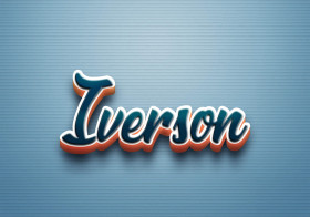 Cursive Name DP: Iverson