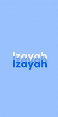 Name DP: Izayah