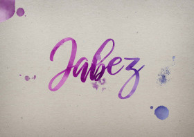 Jabez Watercolor Name DP