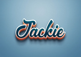 Cursive Name DP: Jackie