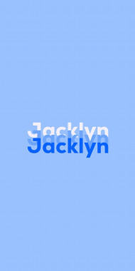 Name DP: Jacklyn