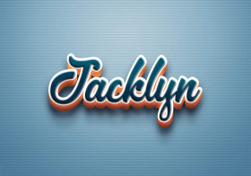 Cursive Name DP: Jacklyn