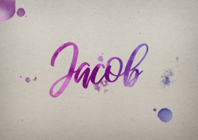 Jacob Watercolor Name DP
