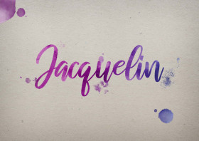 Jacquelin Watercolor Name DP