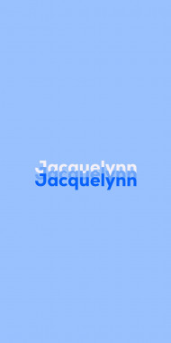 Name DP: Jacquelynn