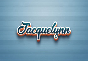 Cursive Name DP: Jacquelynn