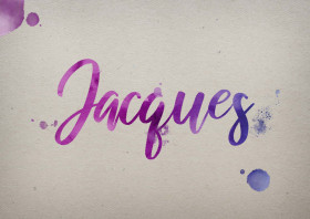 Jacques Watercolor Name DP