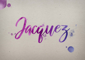 Jacquez Watercolor Name DP
