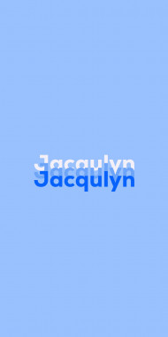 Name DP: Jacqulyn