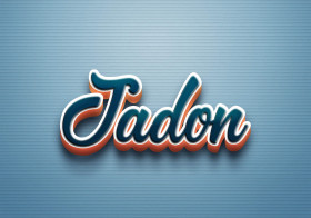 Cursive Name DP: Jadon