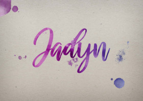 Jadyn Watercolor Name DP