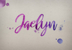 Jaelyn Watercolor Name DP
