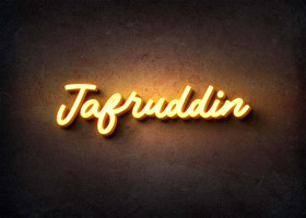 Glow Name Profile Picture for Jafruddin