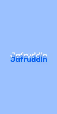 Name DP: Jafruddin