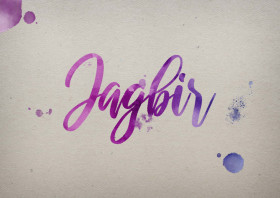 Jagbir Watercolor Name DP