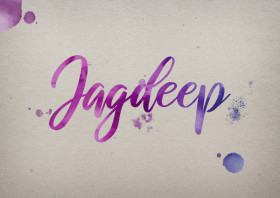 Jagdeep Watercolor Name DP
