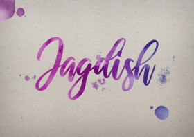 Jagdish Watercolor Name DP