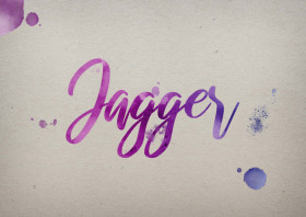 Jagger Watercolor Name DP