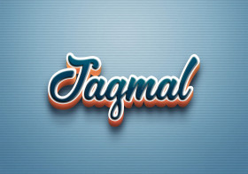 Cursive Name DP: Jagmal