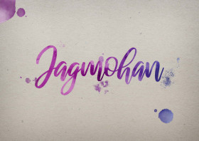 Jagmohan Watercolor Name DP