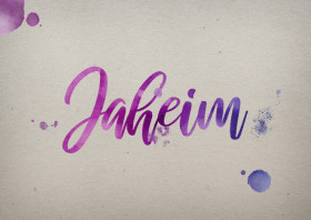 Jaheim Watercolor Name DP