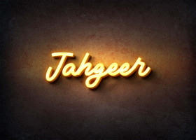 Glow Name Profile Picture for Jahgeer