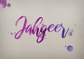Jahgeer Watercolor Name DP