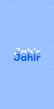 Name DP: Jahir