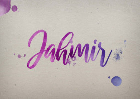 Jahmir Watercolor Name DP