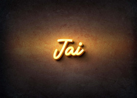 Glow Name Profile Picture for Jai
